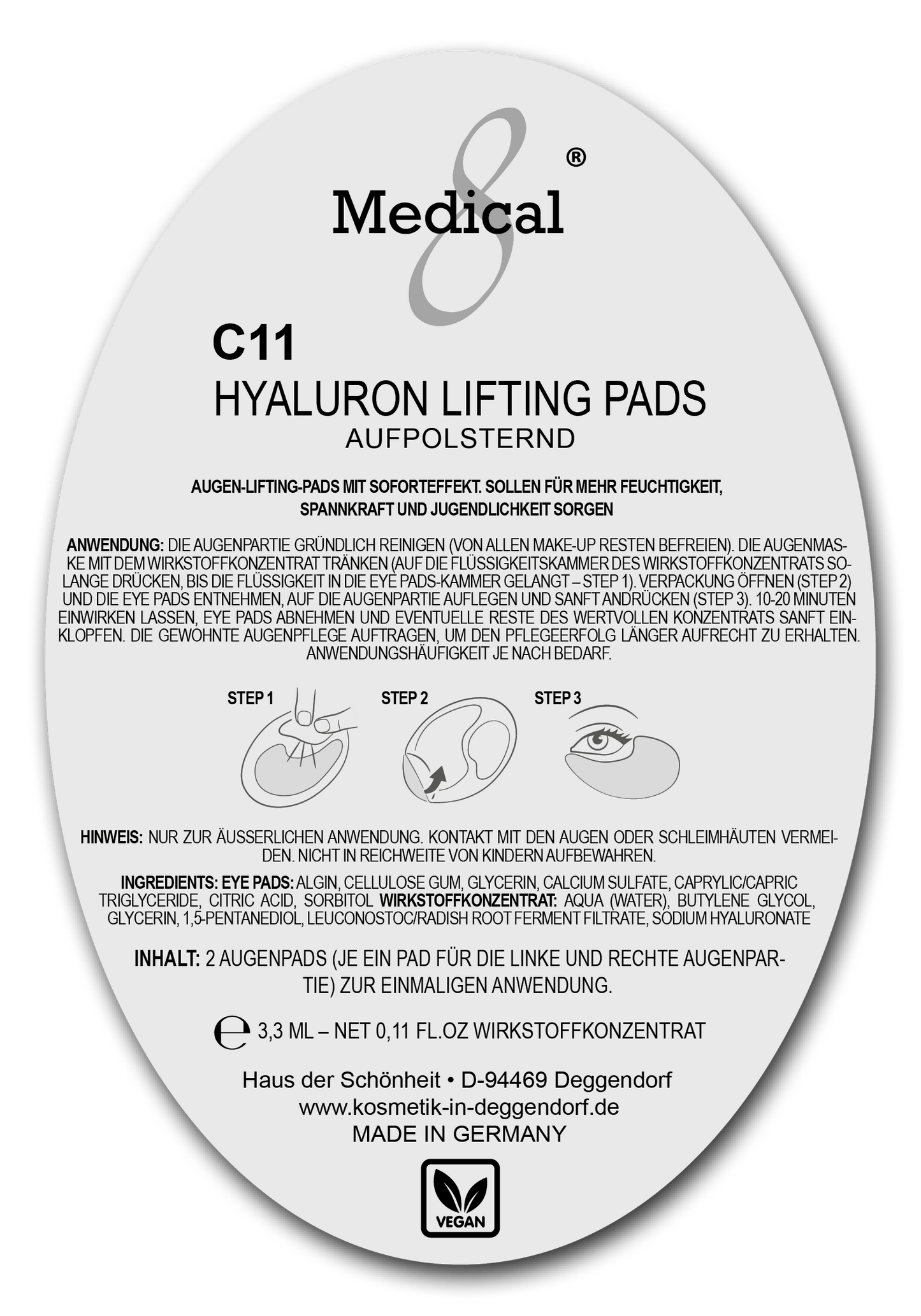 C11 Hyaluron Lifting Pads